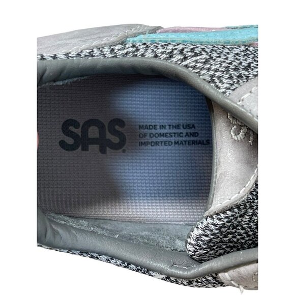SAS Tour Mesh Lux Cinder Gray Pink Suede Walking Shoes Tripad Comfort Women 8.5 - Picture 5 of 9